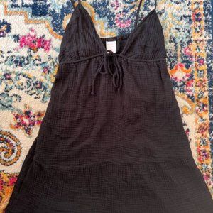 Black swimsuit cover up